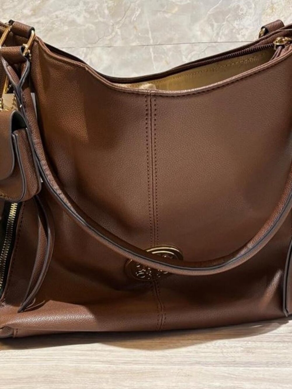 Unbranded Brown Tote with Keyring